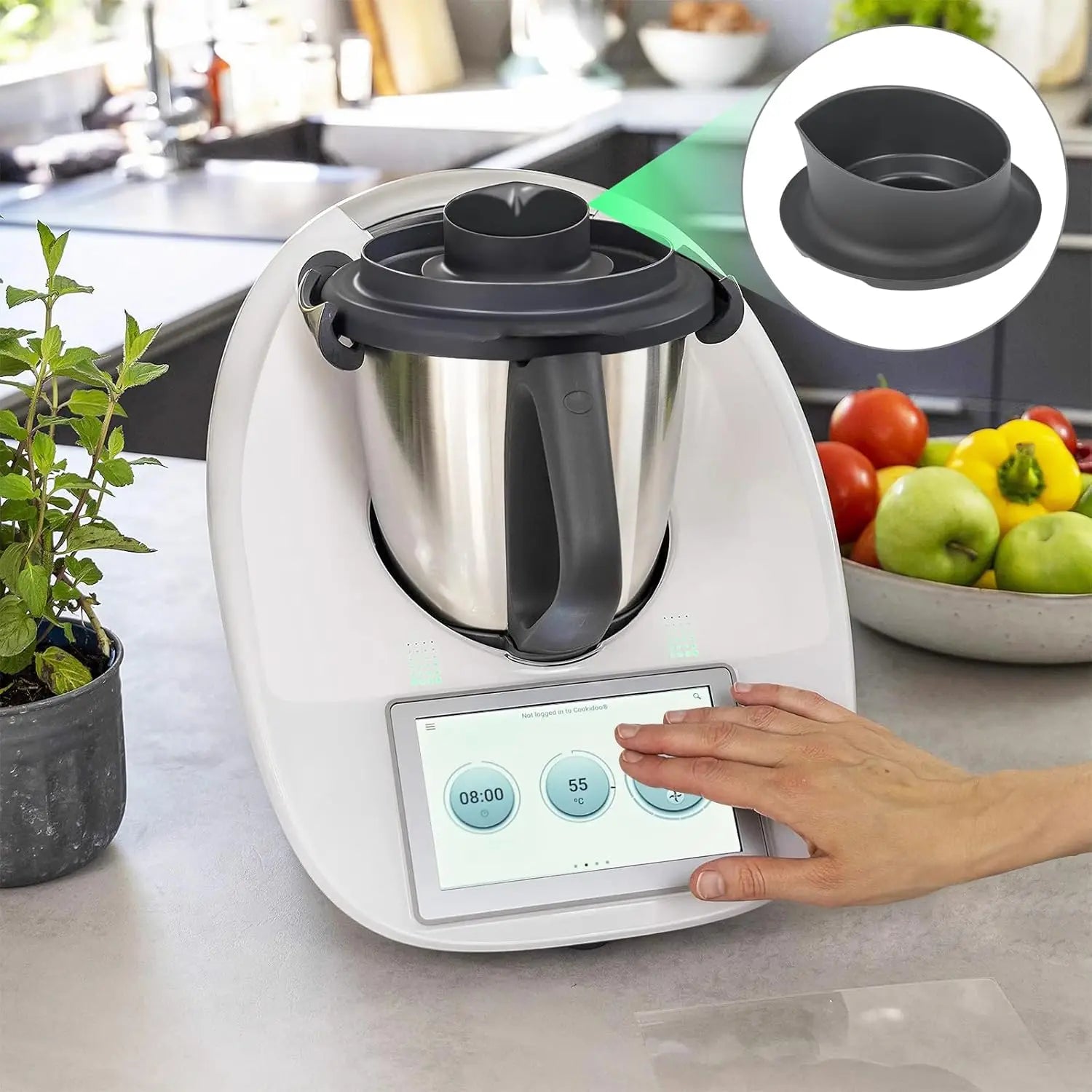 Lid Cap Thermomix 50 ml 100 ml pour TM5 et TM6 - Précision Utilisation Thermomix