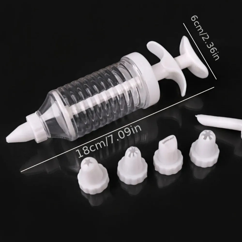 Set de 8 Poches à Douille en Plastique avec Embouts pour Gâteaux douillepoche