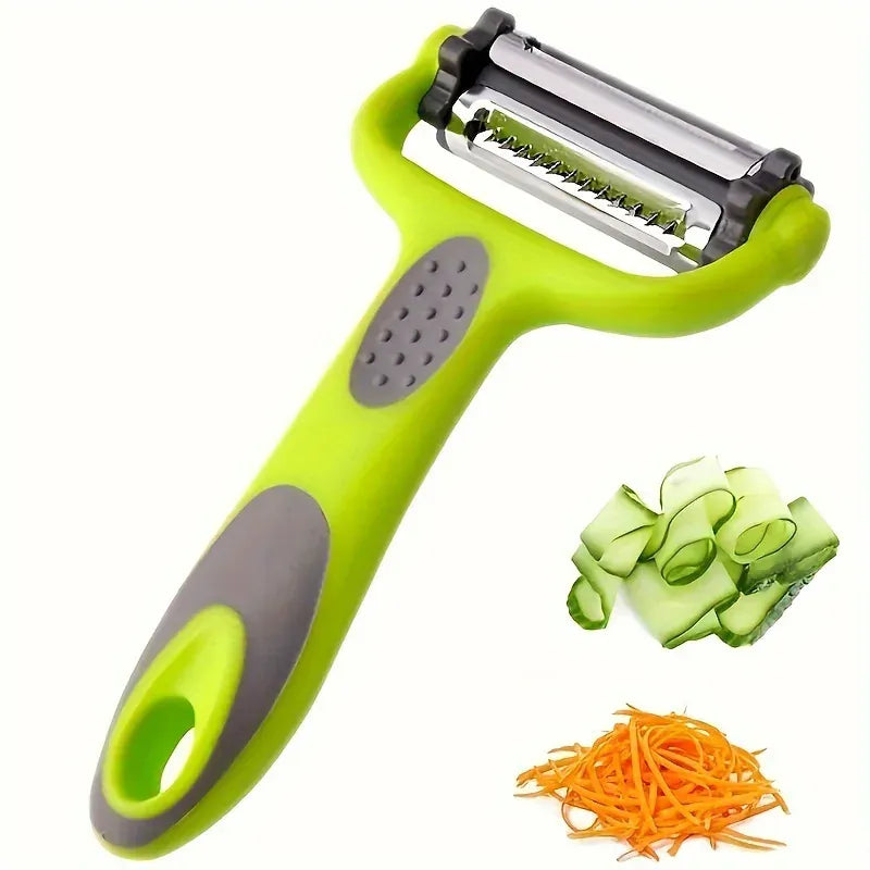 Éplucheur Multifonction 3 en 1 en Acier Inoxydable | Outils de Cuisine eplucheurs