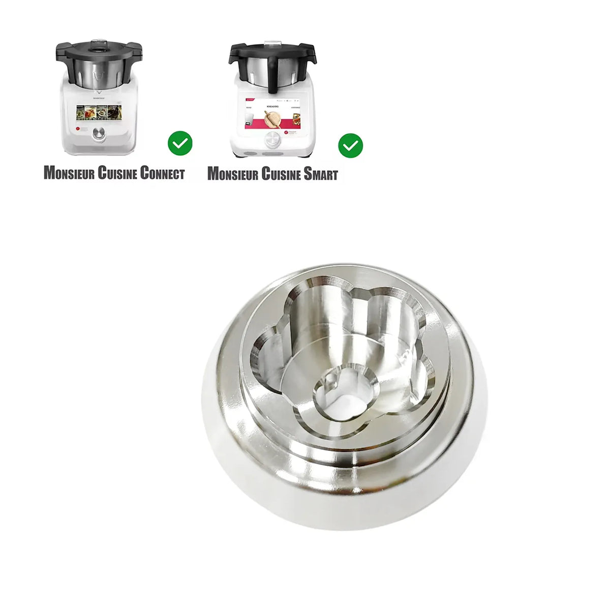 Clutch Guide Acier Inox pour Monsieur Cuisine Connect/Smart Monsieur Cuisine
