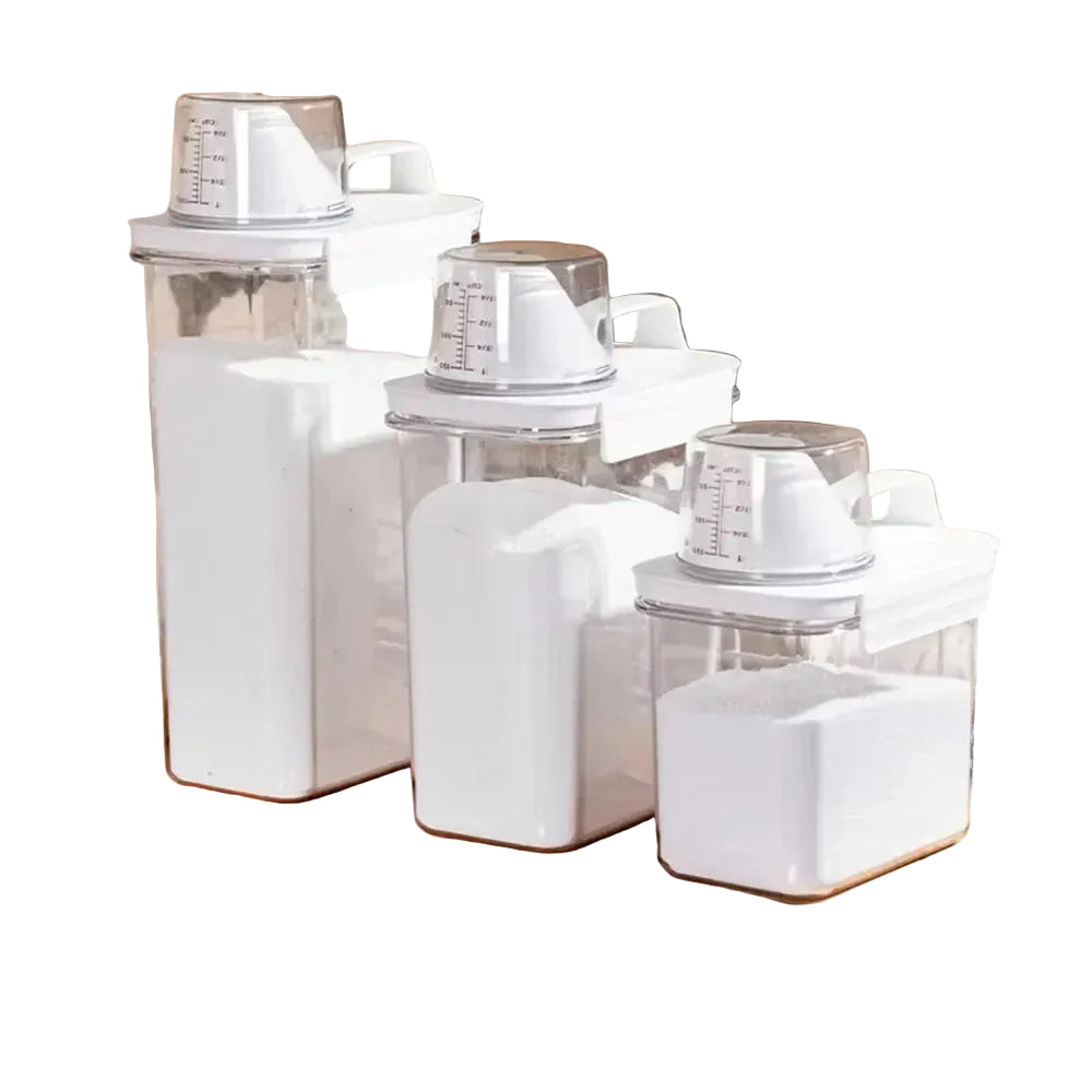 Boîte Hermétique Transparent en Plastique avec Couvercle - Lot de 3