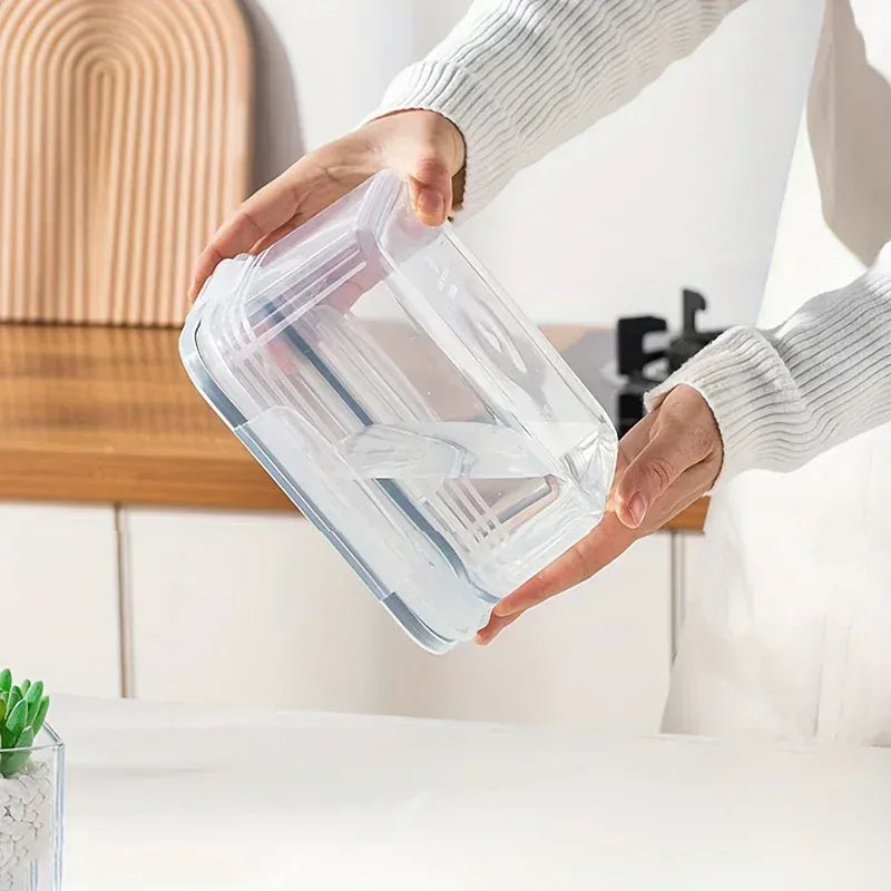 Bacs de Rangement Hermétiques Multiusages 4 Pièces pour Aliments