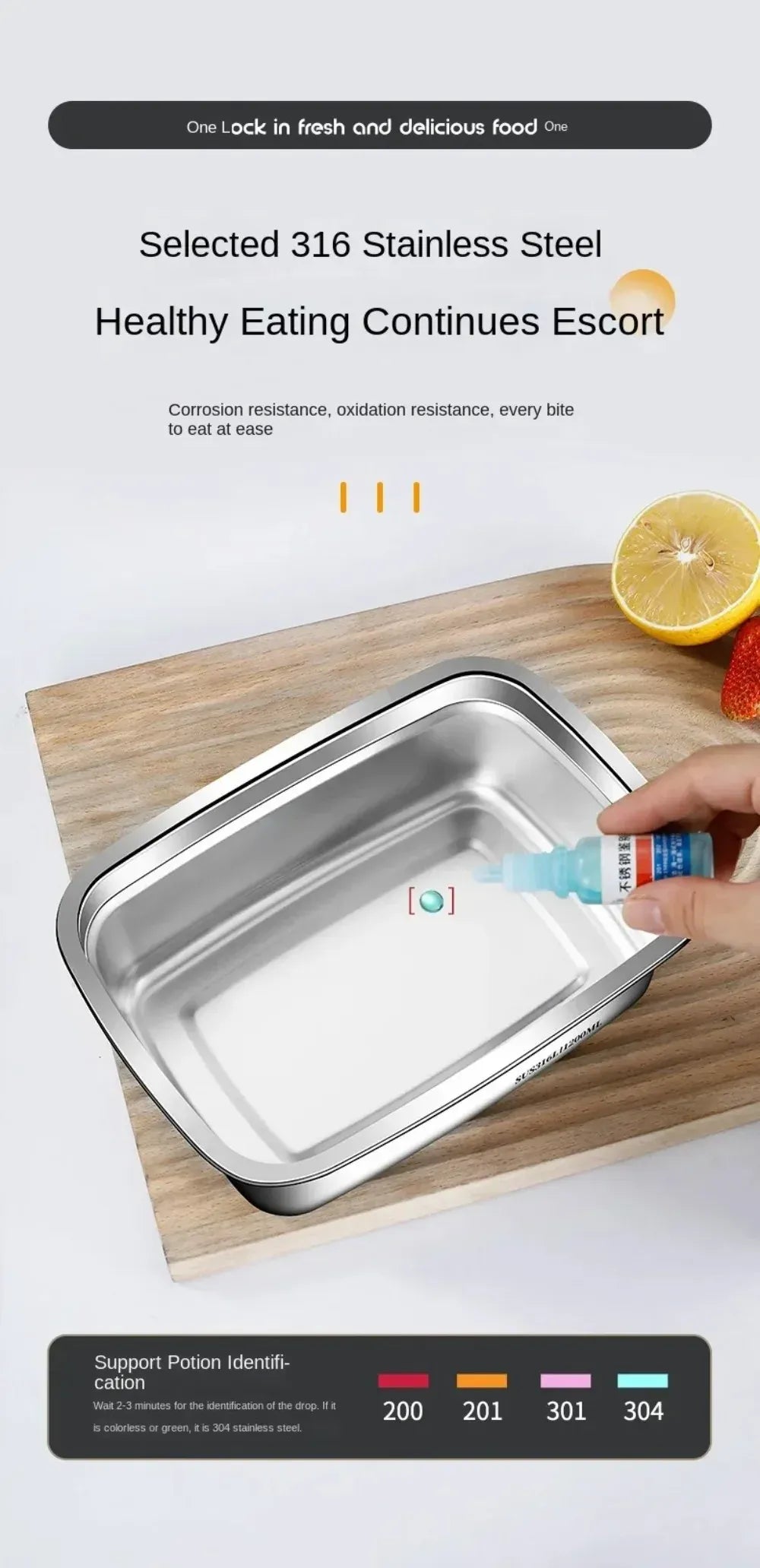 Lunch Box Inox 600 à 3200 ml avec Couvercle Hermétique lunchbox