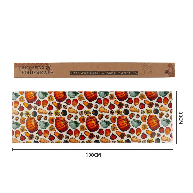 Film Alimentaire Cire d'Abeille Lot de 3 Dessins Colorés far