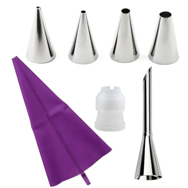 Poche à Douille en Silicone 43 pièces avec Douilles en Acier Inoxydable douillepoche