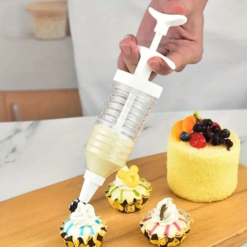 Set de 8 Poches à Douille en Plastique avec Embouts pour Gâteaux douillepoche