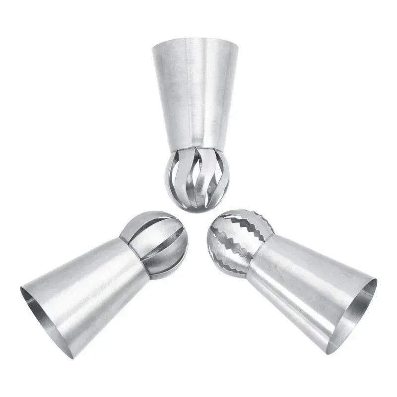 Douilles à Pâtisserie en Acier Inoxydable - Set de 6 Piping Russe douillepoche