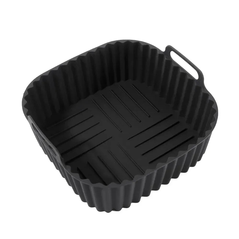 Moule Silicone Air Fryer Réutilisable Carré 4-7QT - Lot de 1 Pièce Air Fryer