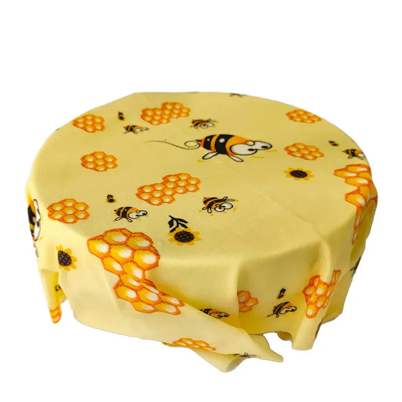 Film Alimentaire Cire d'Abeille Lot de 3 Motifs Écologiques far