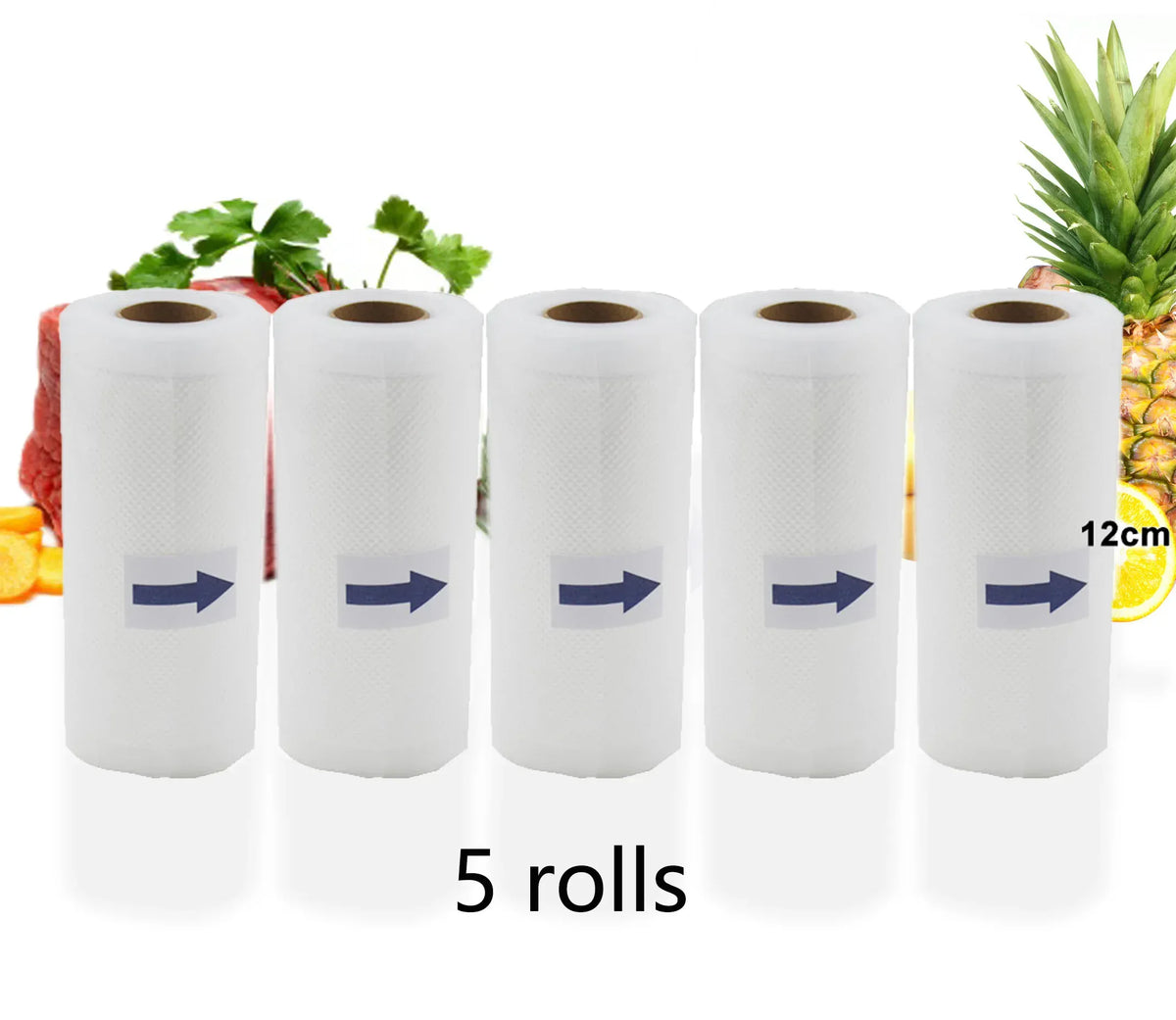 emballage sous vide transparent pour aliments