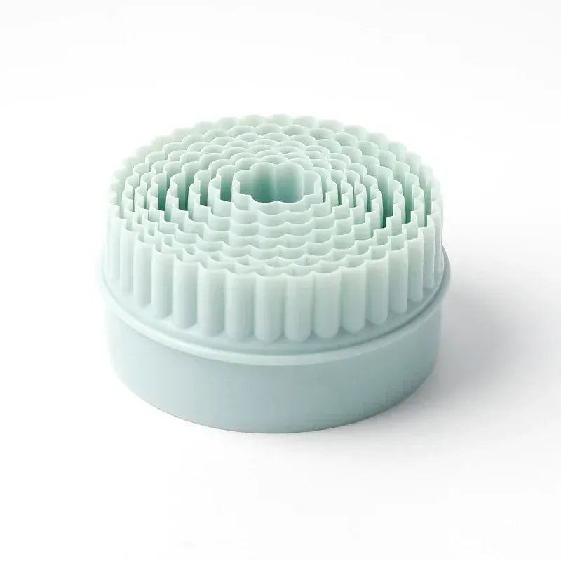 Ensemble de 8 Emporte-Pièces Ronds en Silicone Non-adhésif pour Pâtisserie emportepieces
