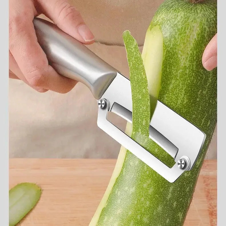 Éplucheur en Acier Inoxydable pour Courges et Fruits Épais eplucheurs