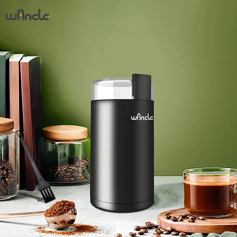 Moulin à café électrique noir dans une cuisine