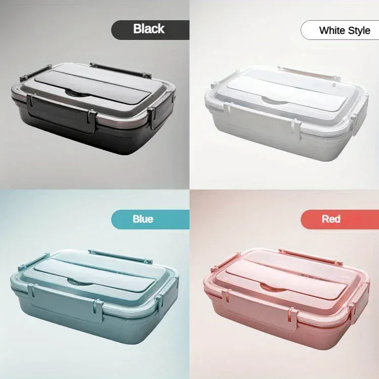 Bento Inox 3 Compartiments | Boîte Durable et Étanche 1,2L Bento