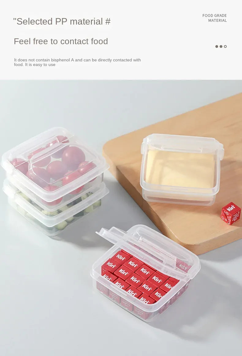 Boîte de Rangement Frigo Hermétique pour Fromage 350ml