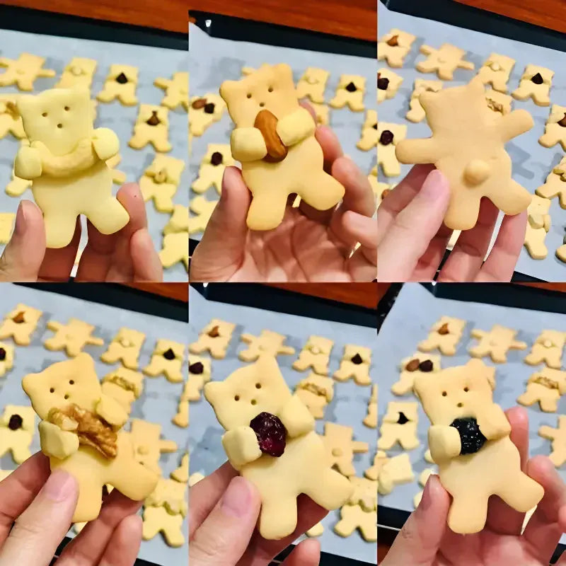 Emporte-pièce ours en inox - Découpeur de biscuits pour pâtisserie emportepieces