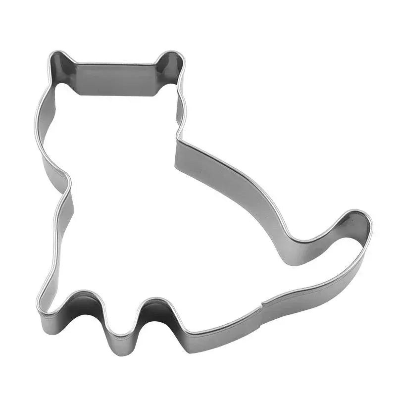 Emporte-pièces en inox 5 pièces - Formes de chats pour pâtisserie emportepieces