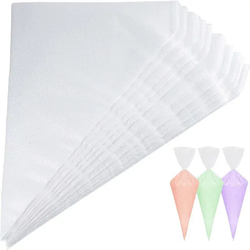 Poches à douille en silicone 100 pcs avec embouts en acier inoxydable douillepoche