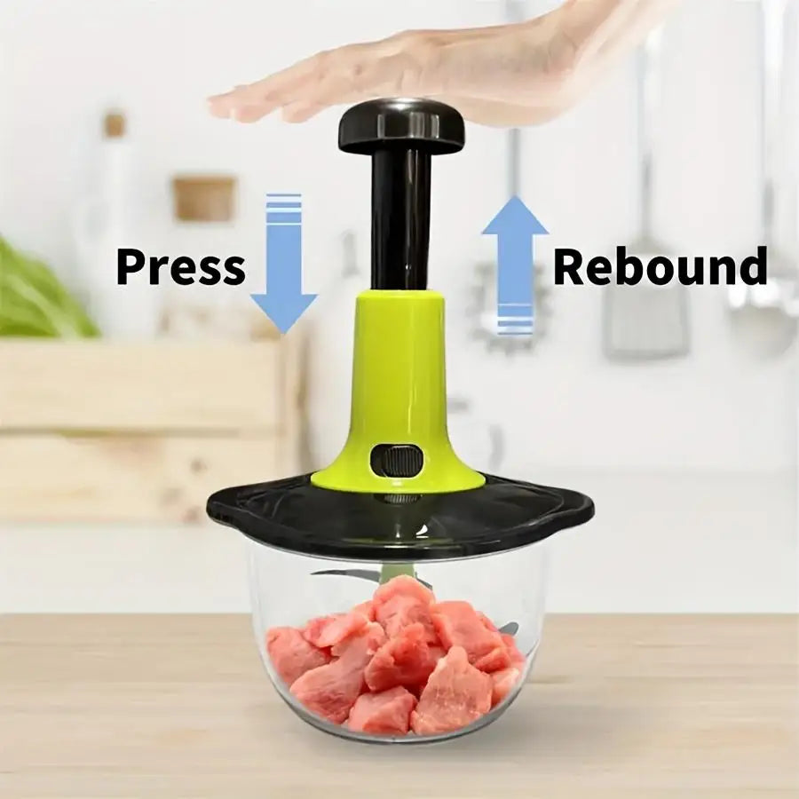 Hachoir Manuel Multifonctionnel pour Légumes et Viande | Ergonomique hachoir manuel