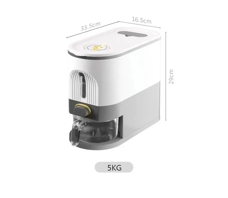 Distributeur de Céréales Hermétique Anti-Insectes et Anti-Humidité – 5 kg / 10 kg