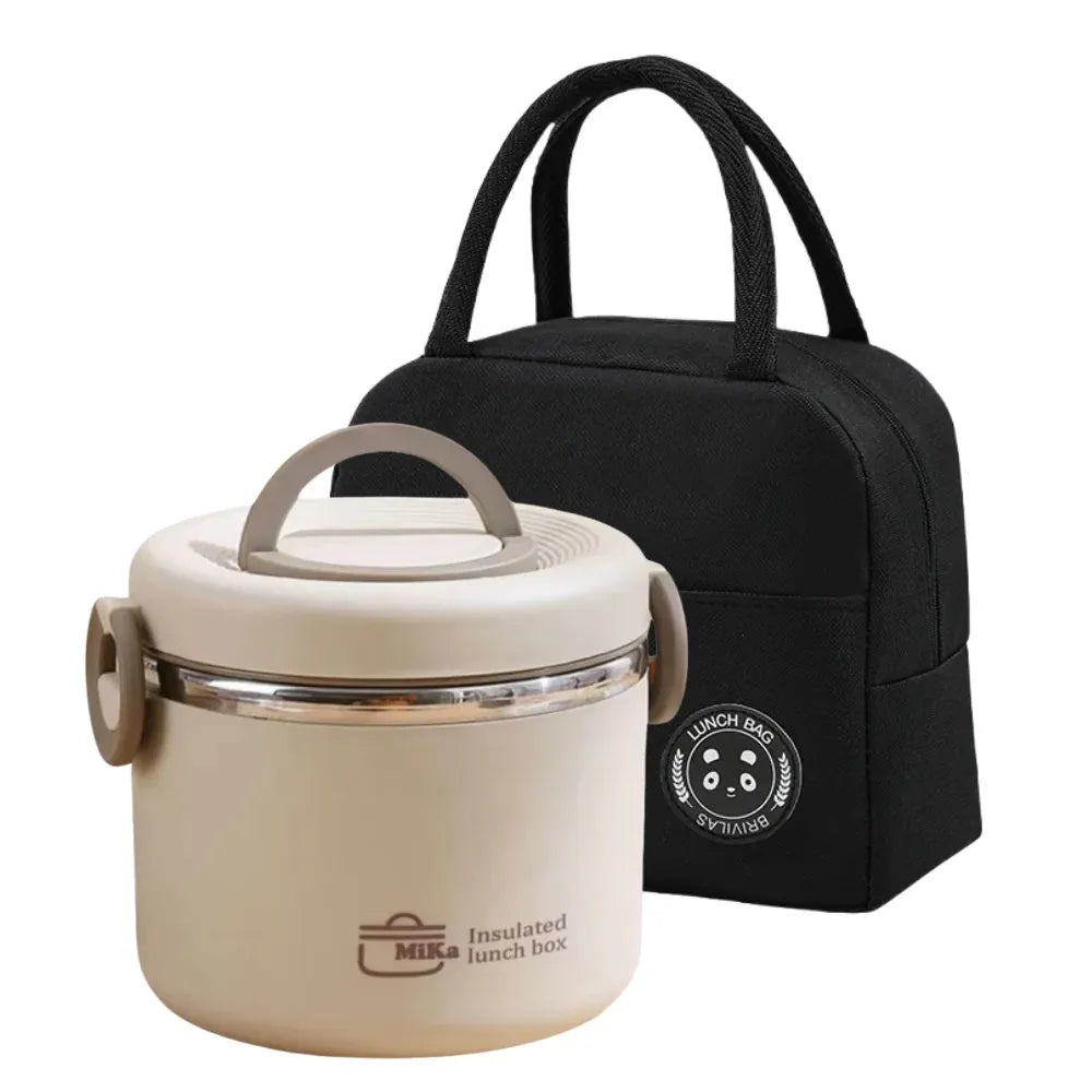 LunchBox Isotherme Inox 304 — 2 Niveaux 1100 ml, Chaud 6 h / Froid 8 h, Sans BPA lunchbox