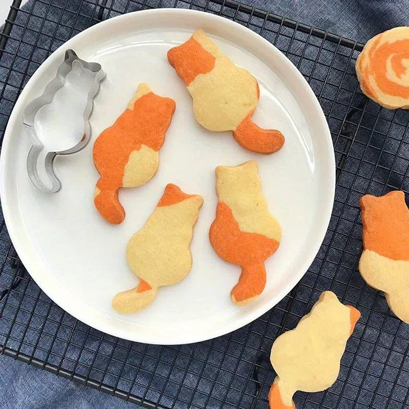 Emporte-pièces à biscuit en acier inoxydable - Set de 5 animaux emportepieces