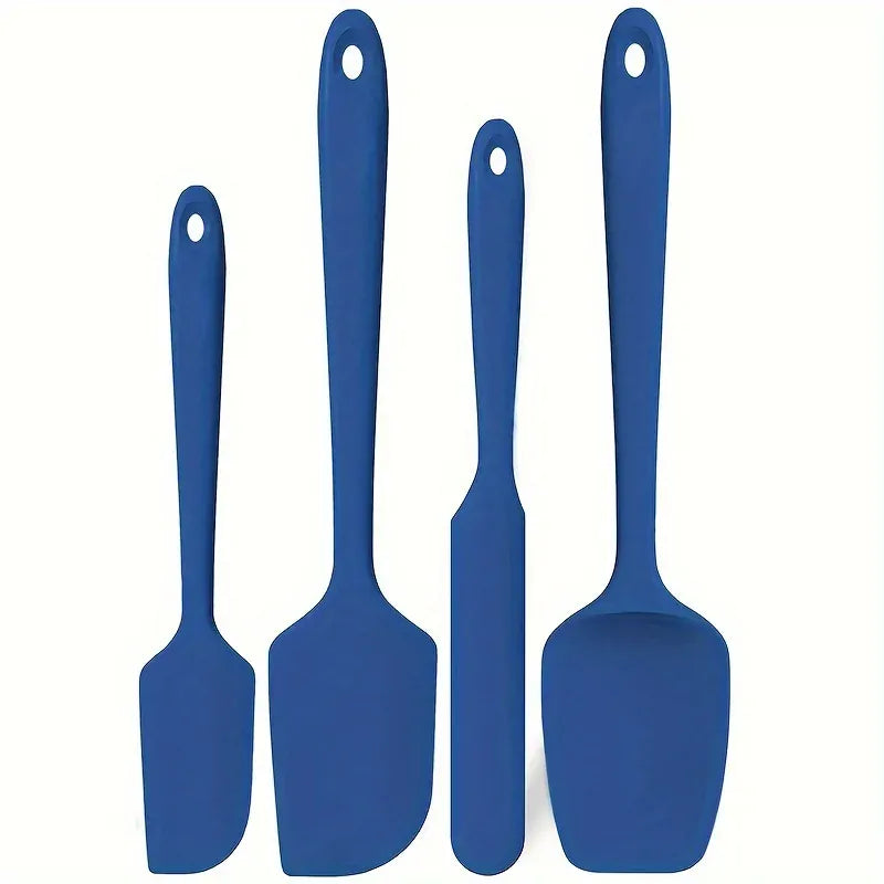 Set Spatules Silicone 4 pièces Résistantes à la Chaleur pour Cuisine spatule en silicone