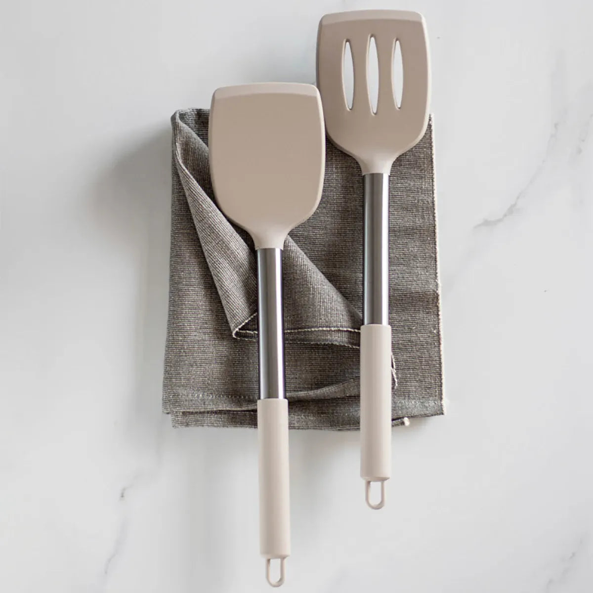 Set Spatules Silicone 2 pièces Résistantes à la Chaleur spatule en silicone