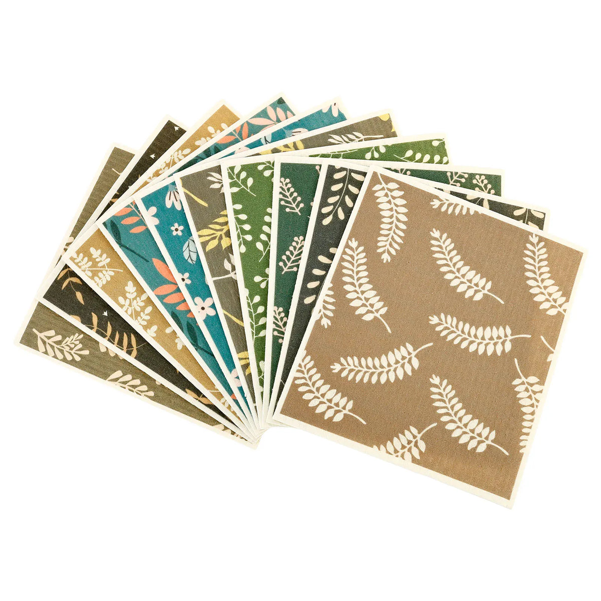 Torchons en Coton Cellulosique Absorbants - Lot de 6 Pièces