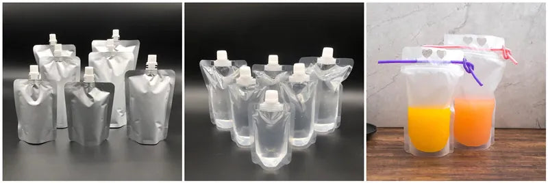 Sachets Zip Alimentaires Transparent - Lot de 50 pièces 20x30cm