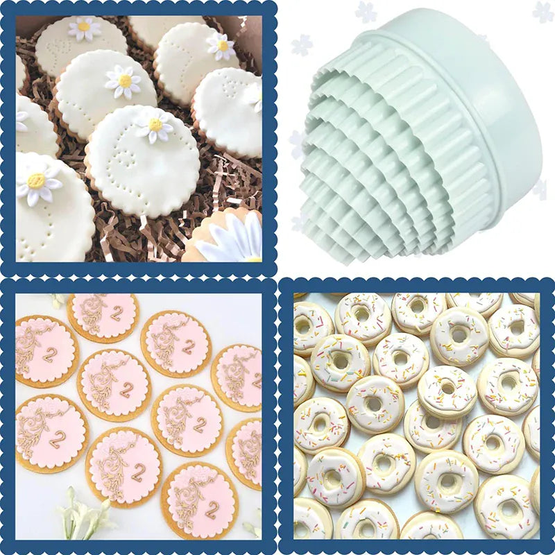 Emporte-pièces en Plastique - Set de 8 pour Cookies et Gâteaux emportepieces