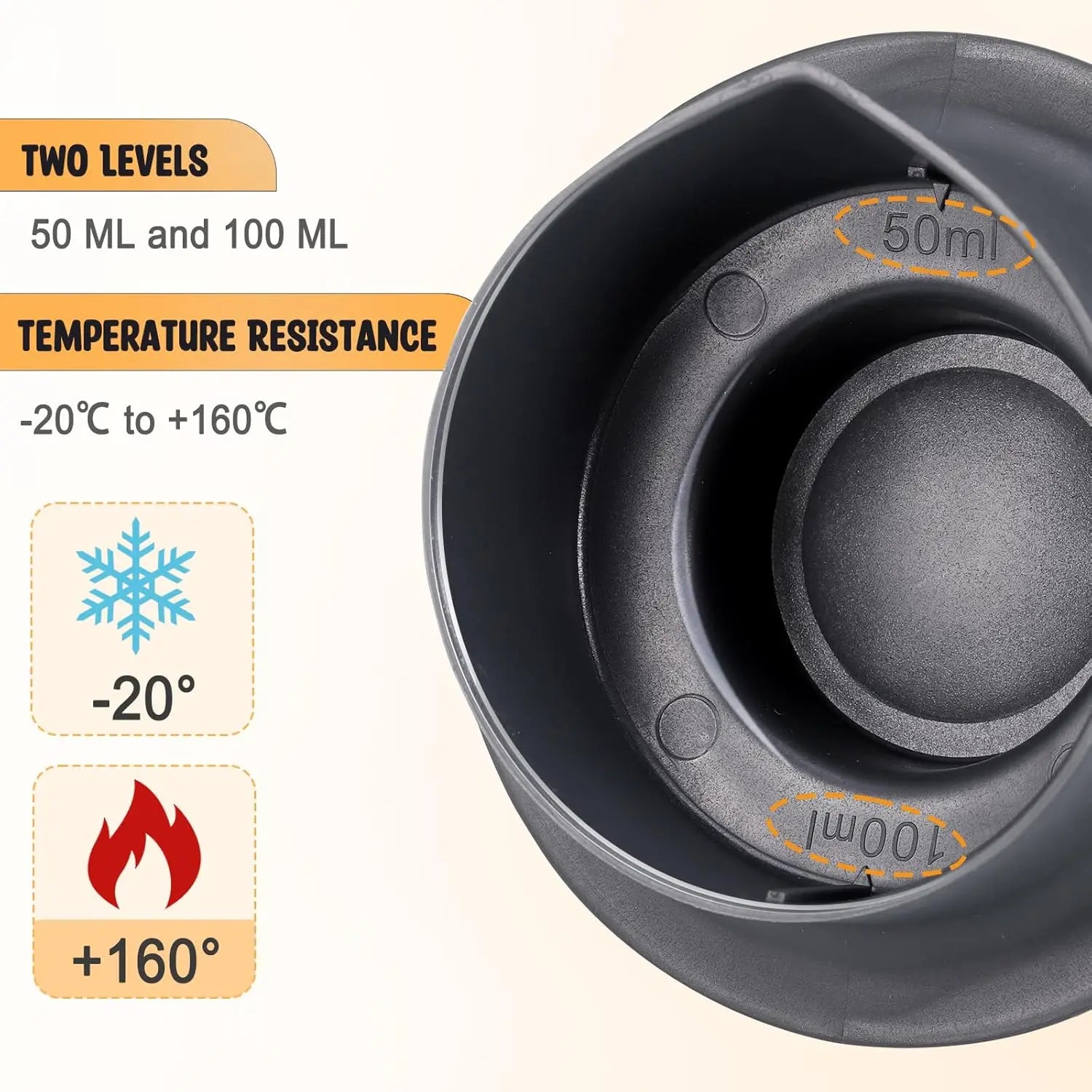 Lid Cap Thermomix 50 ml 100 ml pour TM5 et TM6 - Précision Utilisation Thermomix