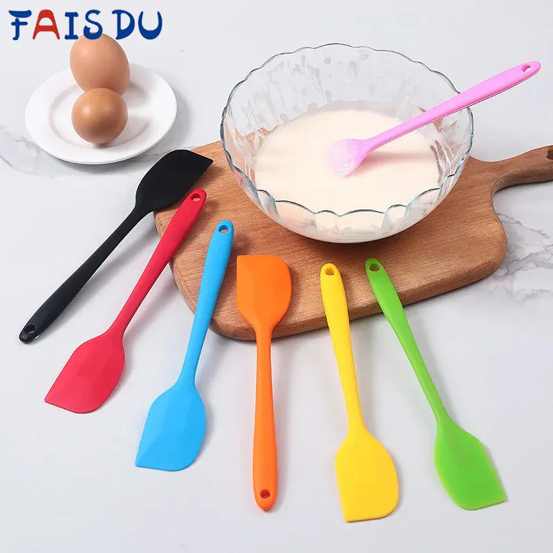 Spatule Silicone Multicolore Résistante à la Chaleur pour Pâtisserie spatule en silicone