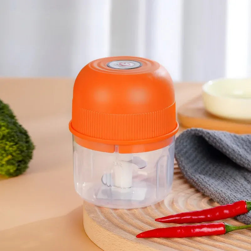 Mini Hachoir Électrique Sans Fil 260 ml — Ail, Légumes, Viande mini hachoir