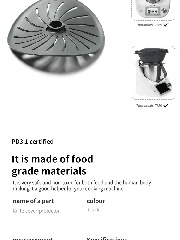 Protege-Lame Thermomix Compatible TM5 TM6 TM31 en Nylon Innovant Thermomix