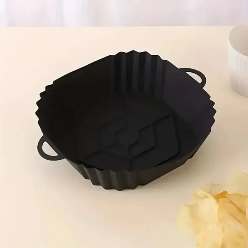 Moule Silicone Air Fryer Réutilisable Carré 20 cm Antiadhésif Air Fryer