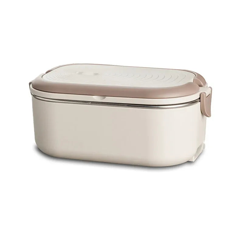 Lunch Box Chauffante Inox 1L 220V 18W | Boîte Chauffante Électrique lunchboxchauf
