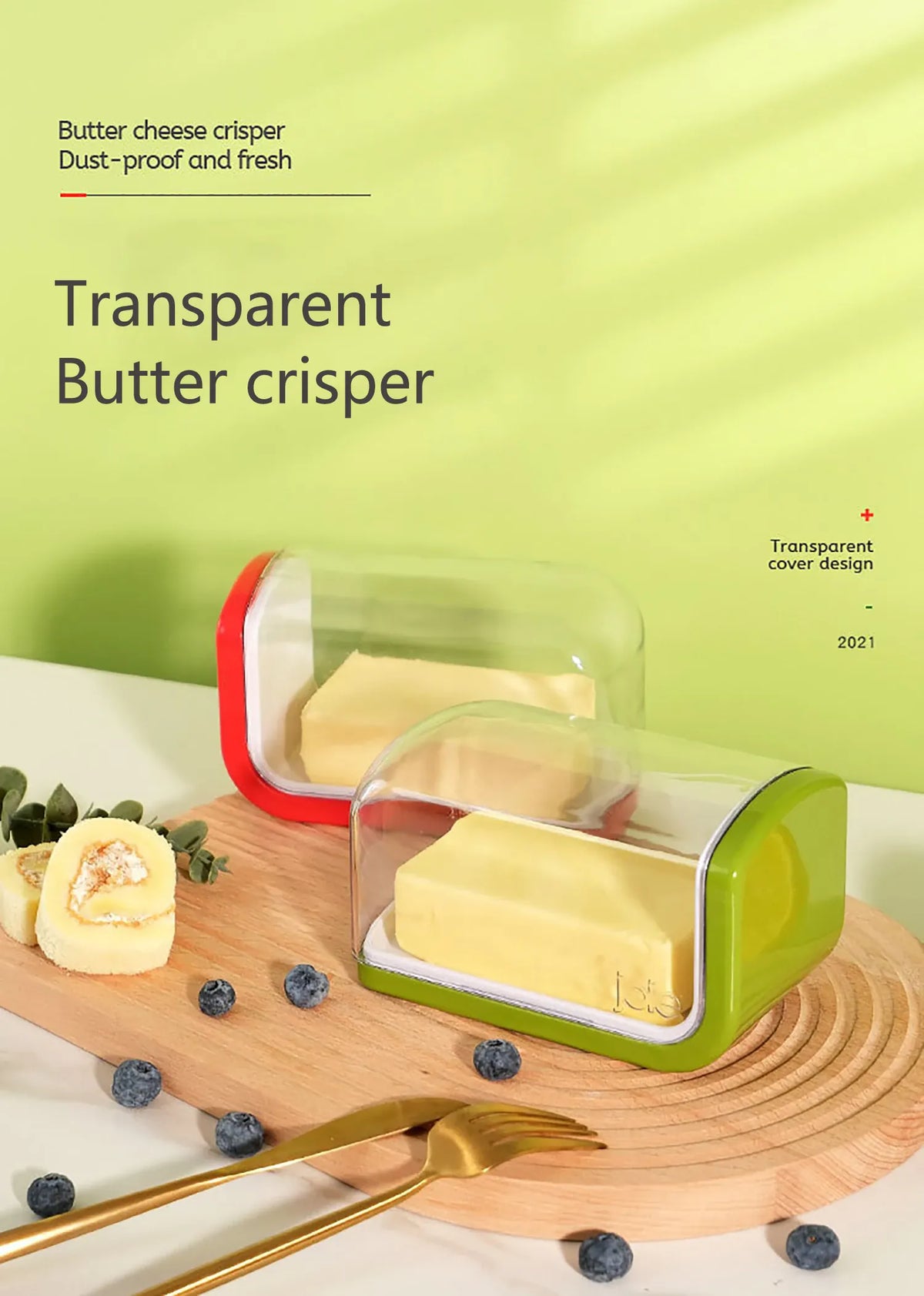 Boîte à Beurre Hermétique avec Couvercle Transparent | Conservation Fraîcheur