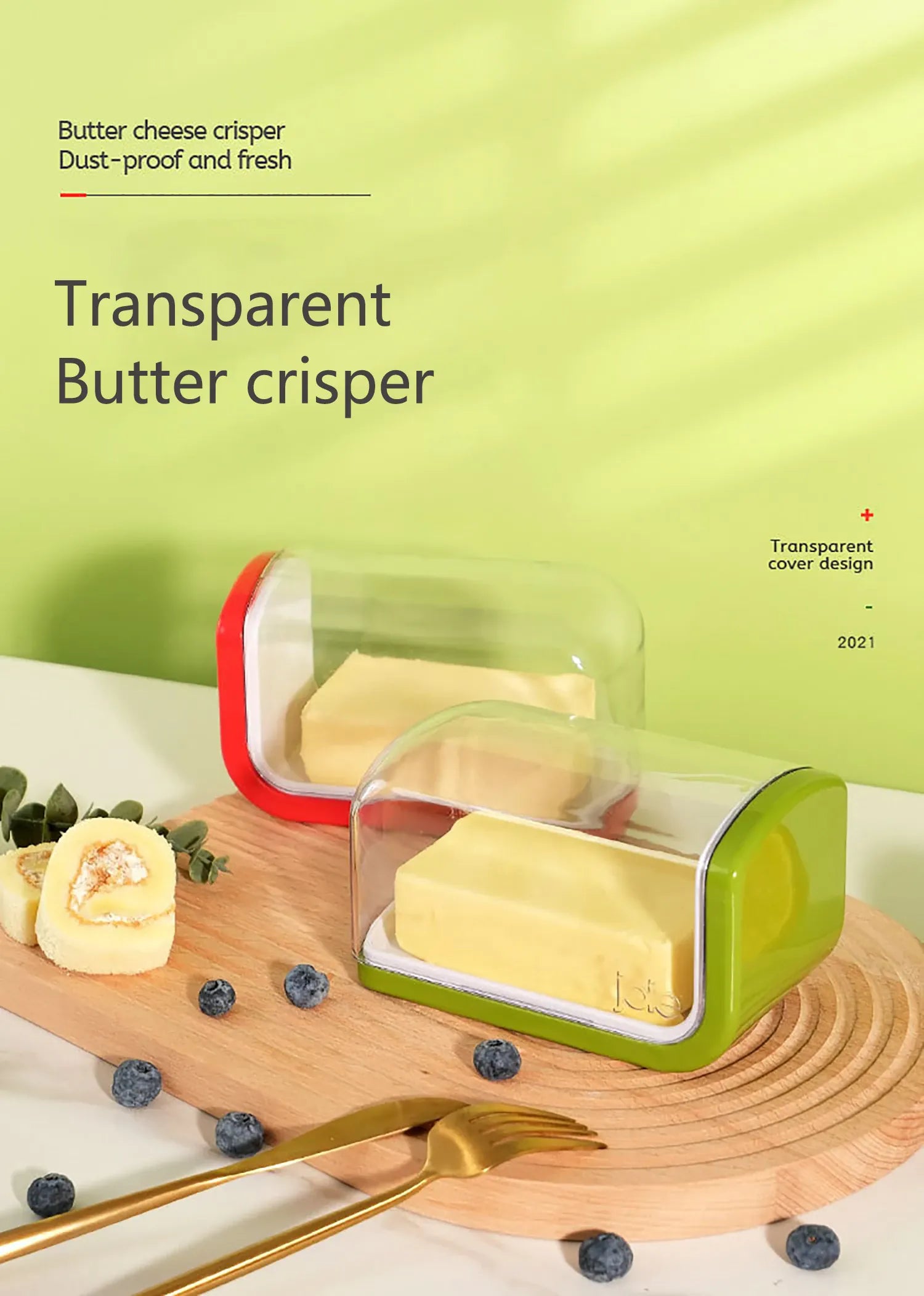 Boîte à Beurre Hermétique avec Couvercle Transparent | Conservation Fraîcheur
