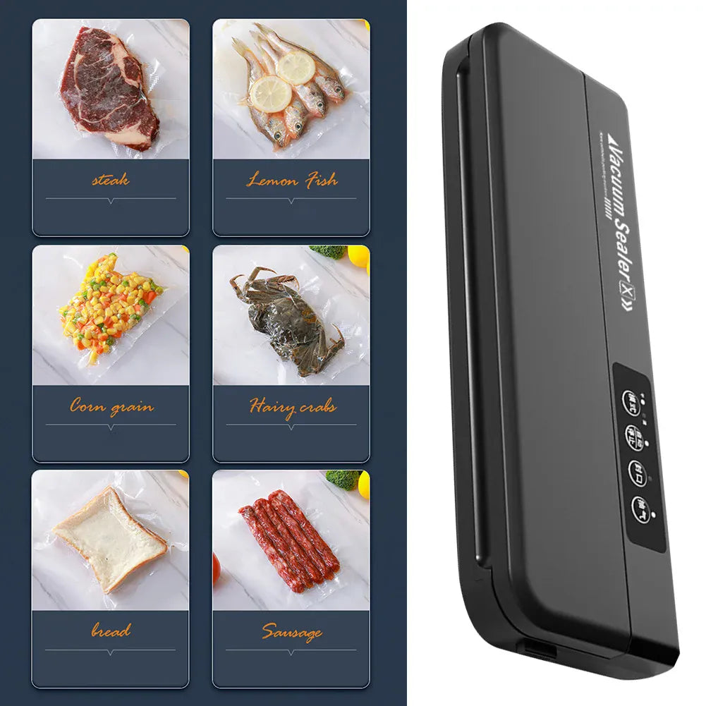 Machine Sous Vide Alimentaire 60 kPa avec 10 Sacs de Conservation sv