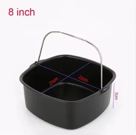 Grille Inox Air Fryer Rectangulaire 155x5 cm Réutilisable Air Fryer