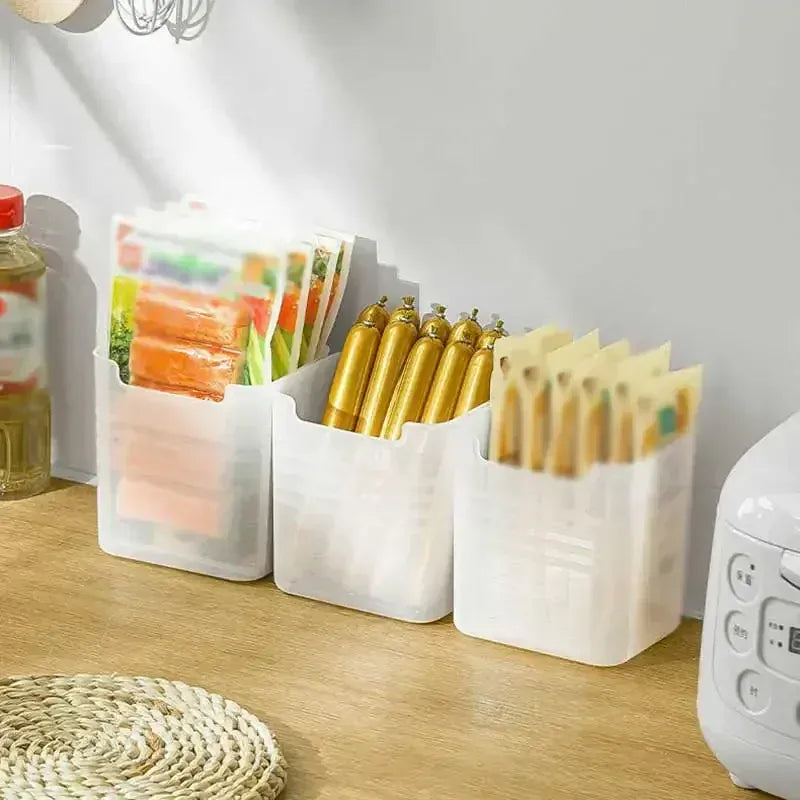 Bac de Rangement Frigo 15 Pièces Organisateur Alimentaire Empilable
