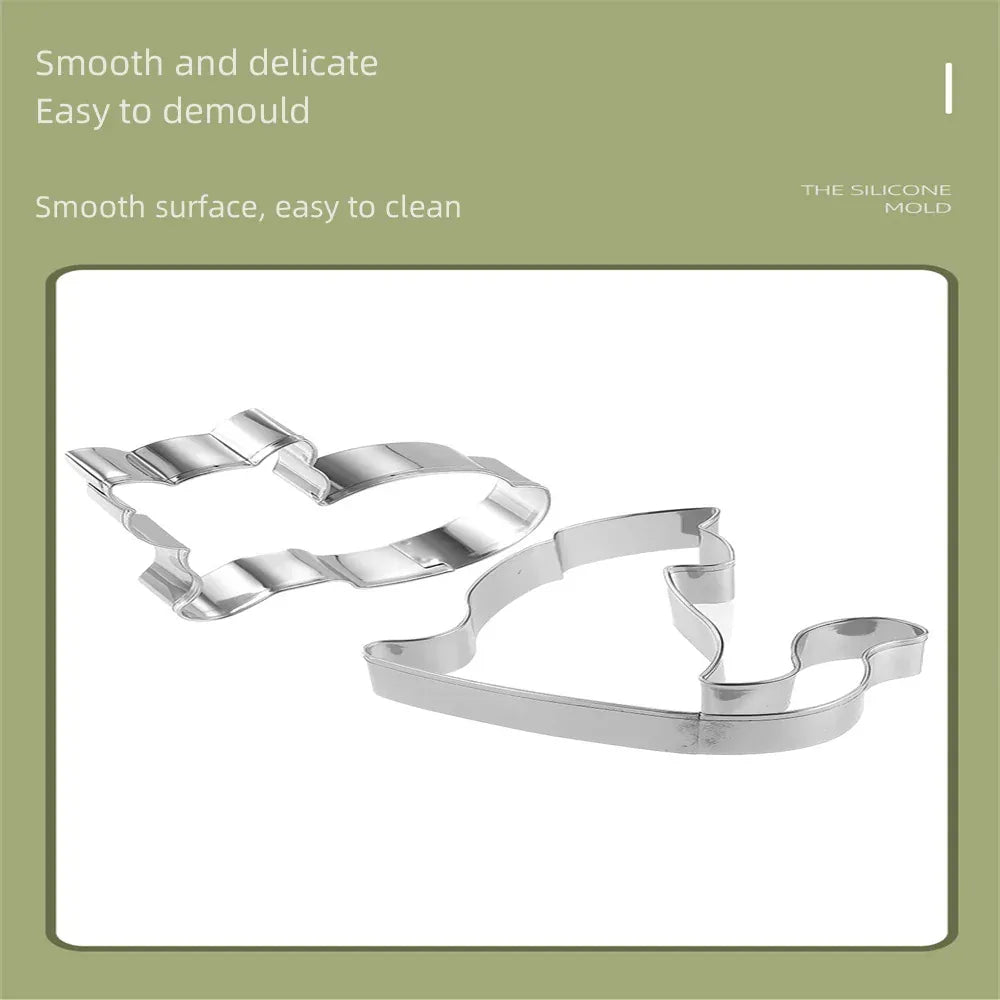 Emporte-pièces en inox 9 pièces - Formes de chats pour biscuits emportepieces