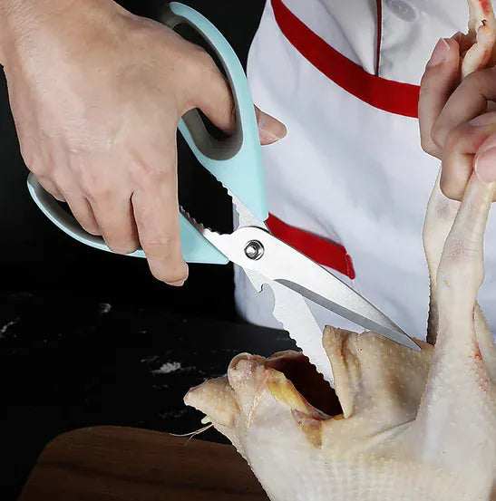 Ciseaux de cuisine en acier avec fonction casse-noix ciseaux