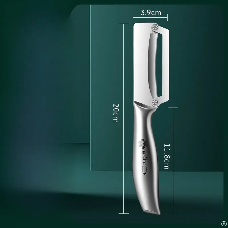 Éplucheur en Acier Inoxydable avec Poignée en Bois | Durable eplucheurs