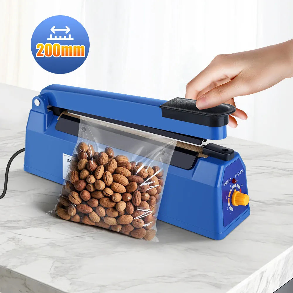 Scelleuse Alimentaire 200mm pour Emballage de Nourriture 220V sv