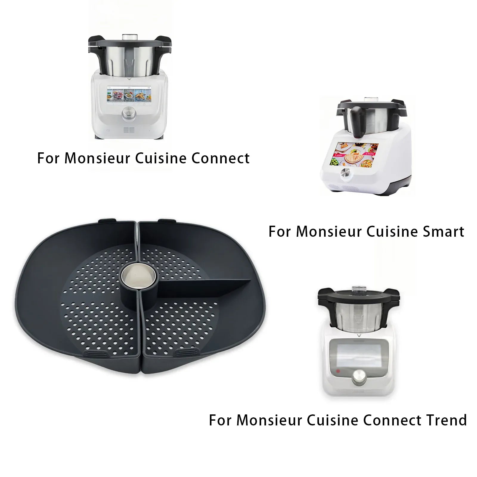 Accessoire Monsieur Cuisine Panier Vapeur Silicone - Compatible Connect Smart Trend Monsieur Cuisine