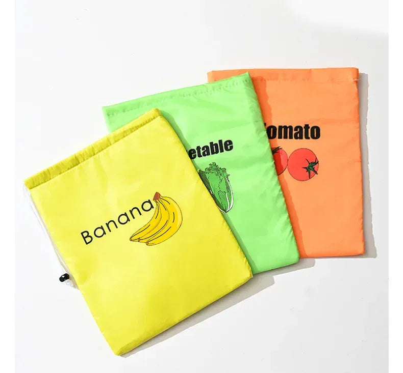 Sacs Conservation Légumes Réutilisables - Lot de 1 avec Cordon