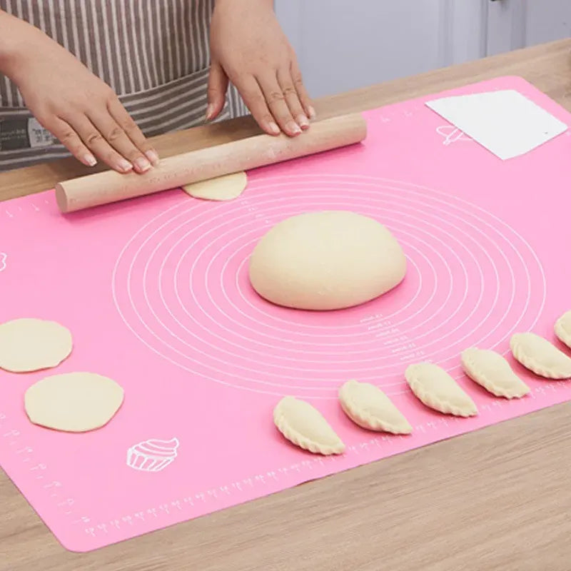 Tapis de cuisson en silicone alimentaire avec repères de mesure pour pâte et pâtisserie tapisdecuisson