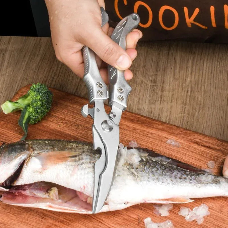 Ciseaux de cuisine en inox | Ultra aiguisés et multifonctions ciseaux